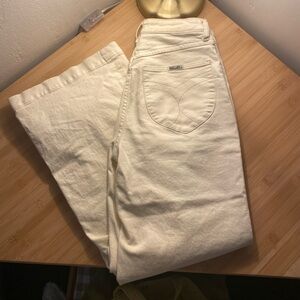 rollas jeans in buttercream